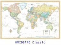 Rand McNally World Classic 50 x 32