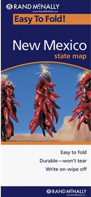 New Mexico Easy To Fold map