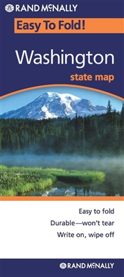 Washington State Easy To Fold map