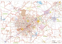 San Antonio metro zip code Map