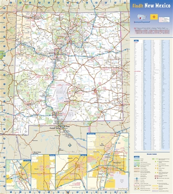 New Mexico State Wall Map by Globe Turner