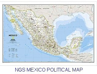 National Geographic Mexico map