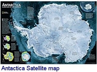 National Geographic Antarctica map