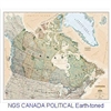 National Geographic Canada Political map sale