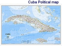 National Geographic Cuba map