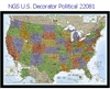 National Geographic U.S. Decorator Political Map