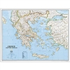 National Geographic Greece Political map sale