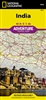 India fold map national geographic adventure map