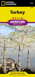 Turkey fold map national geographic adventure map