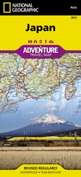 Japan fold map national geographic adventure map