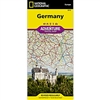 Germany fold map national geographic adventure map