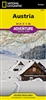 Austria fold map national geographic adventure map