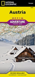 Austria fold map national geographic adventure map