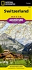 Switzerland fold map national geographic adventure map