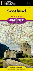Scotland fold map national geographic adventure map
