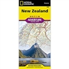 New Zealand fold map national geographic adventure map