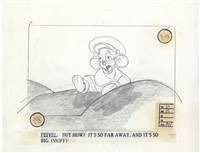 Original Storyboard of Fievel from American Tail (1986)