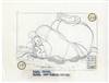 Original Storyboard of Fievel and Papa from American Tail (1986)