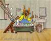 Production Cel of Papa Bear from The Berenstain Bears' Easter Surprise