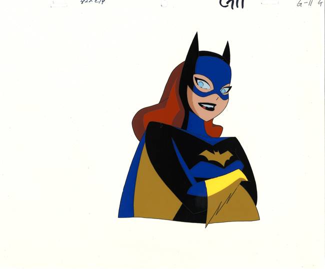 Original Production Cel of Batgirl from New Batman Adventures