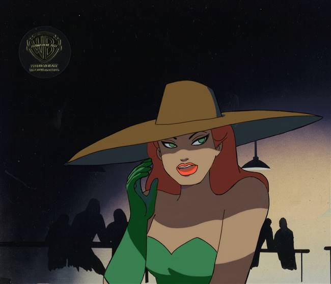 Original Production Cel of Poison Ivy from Batman the Animated Series