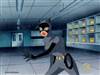 Original Production cel of Catwoman from Cat Scratch Fever