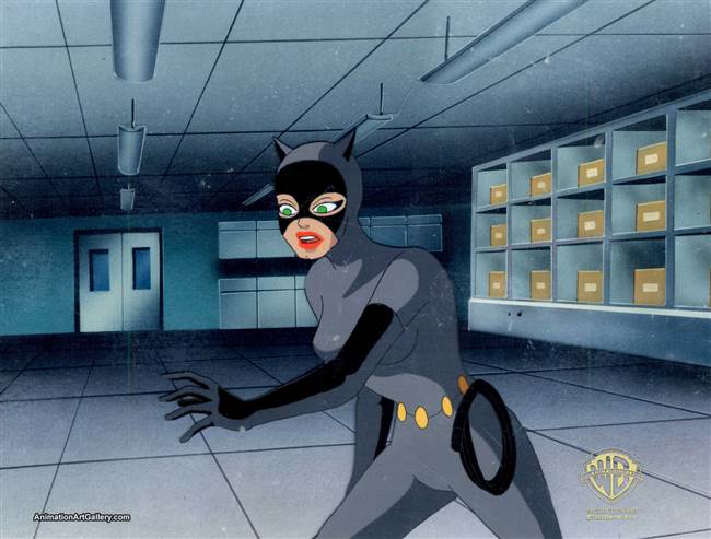 Original Production cel of Catwoman from Cat Scratch Fever