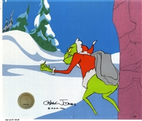 Original Production Cel of the Grinch from How the Grinch Stole Christmas (1966)