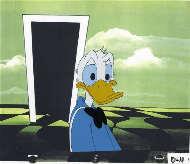 Original Production cel of Donald Duck from Destination: Careers (1984)