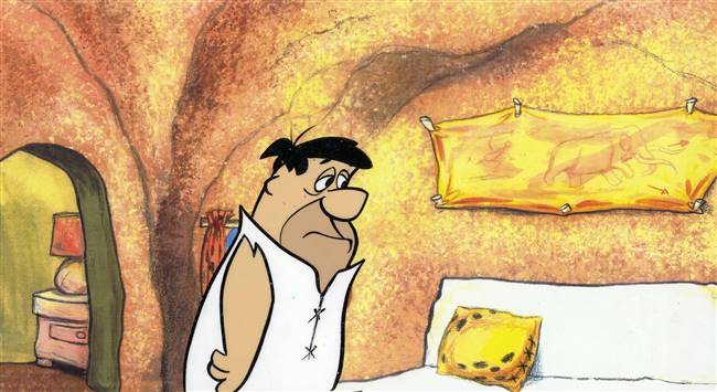 Original Production Cel of Fred Flintstone from the Flintstones