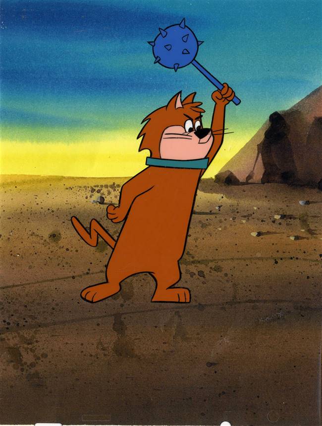 Original Production Cel of a cat from Hanna Barbera (1960s)