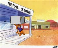 Original Production Cel of Brain from Top Cat (1960s)