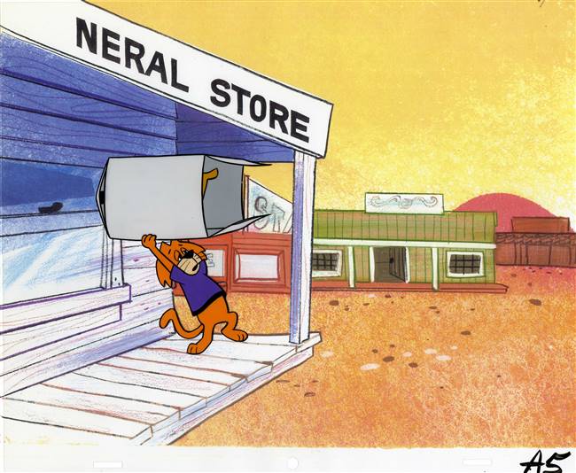 Original Production Cel of Brain from Top Cat (1960s)