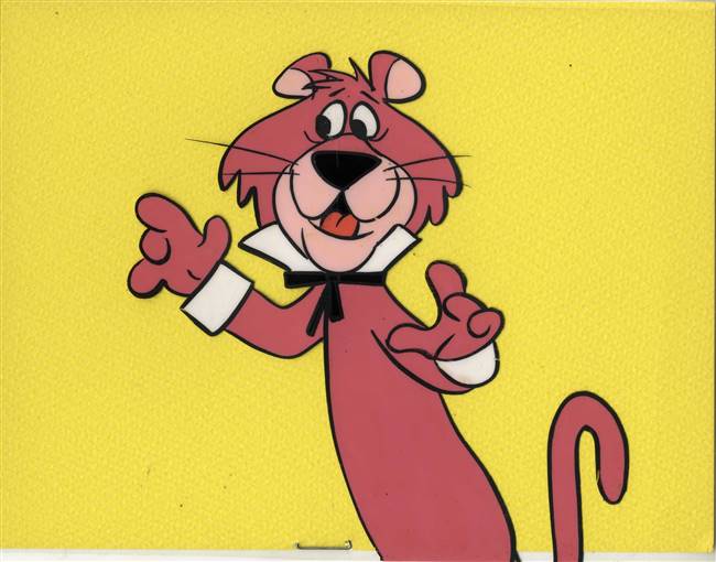 Original Production cel of Snagglepuss from Hanna Barbera (1960s)