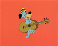 Original Production Cel of Huckleberry Hound from Hanna Barbera (1960s)