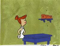 Original Production Cel of Wilma from The Flintstones (1960s)