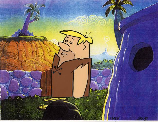 Original Production Cel of Barney from The Flintstones (1960s)