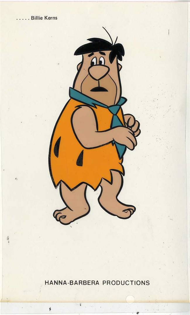 Original Production Cel of Fred Flintstone from The Flintstones (1960s)