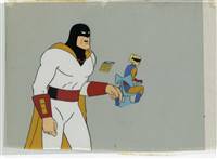 Original Production Cel of Space Ghost from Space Stars (1981-1982)