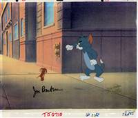 Original Production Cel of Tom and Jerry from Hanna Barbera (1980s)