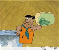 Original Production Cel of Fred Flintstone from The Flintstones (1960s)