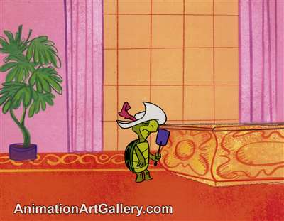 Production Cel of Touche Turtle from Hanna-Barbera (c.1960s)