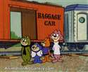 Production Cel of Spook and Choo-Choo from Top Cat Cartoon Series