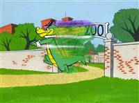 Production Cel of Wally Gator from Wally Gator