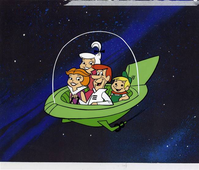 Publicity Cel of the Jetsons