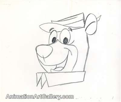 Concept Piece of Yogi Bear from  The New Yogi Bear Show (1988 -1989)