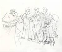 Original Publicity Drawing of Scooby and the Gang from Scooby Doo (1990s/00s)