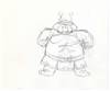 Original Production Drawing of Spike from the Karate Guard (2005)