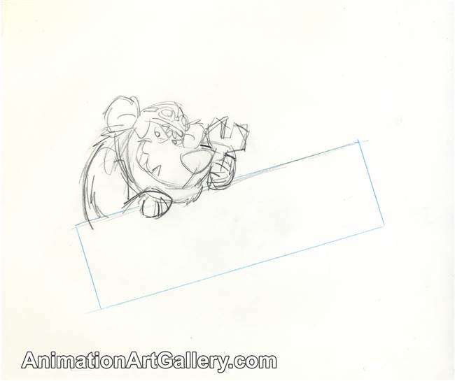 Publicity Drawing of Muttley from Hanna Barbera (1990s)