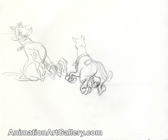 Publicity Drawing of Scooby Doo from Scooby Doo (1990s)